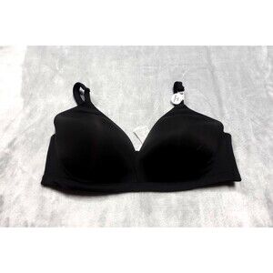 PINK Victoria’s Secret Black 38DD Wear Everywhere Wireless Triangle Bra NWT